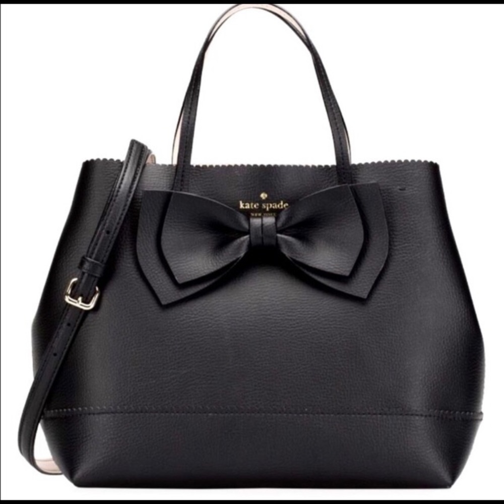 ♠️KATE SPADE🎀Bow Vanderbilt Giorgia Purse Black
